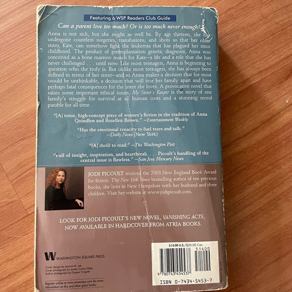 My Sisters Keeper by Jodi Picoult - Picture 3 of 4